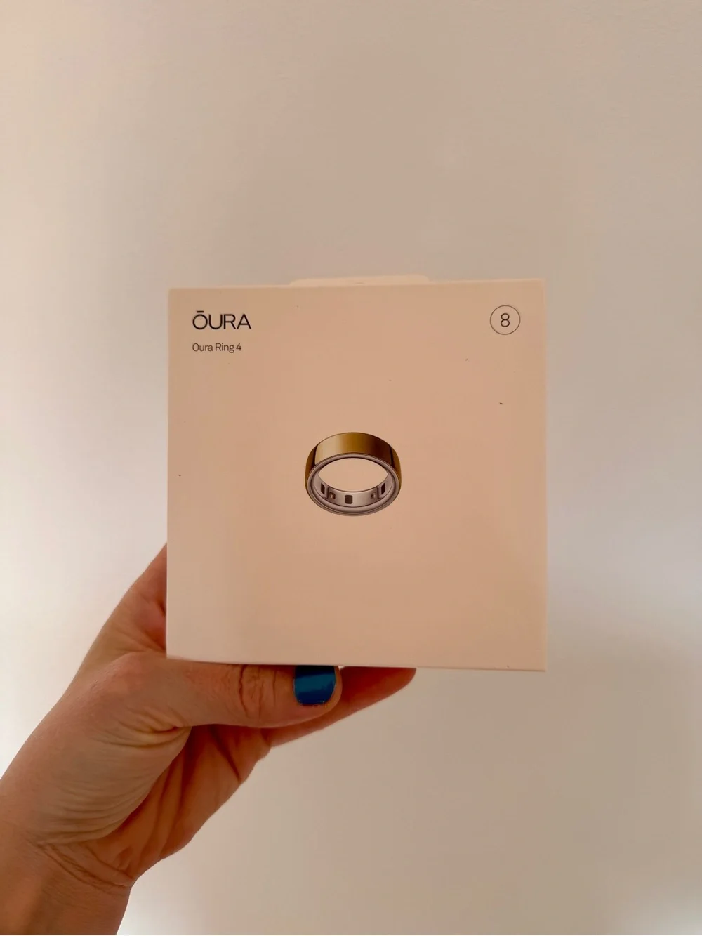 NEW Oura Ring 4 Gold Size 8